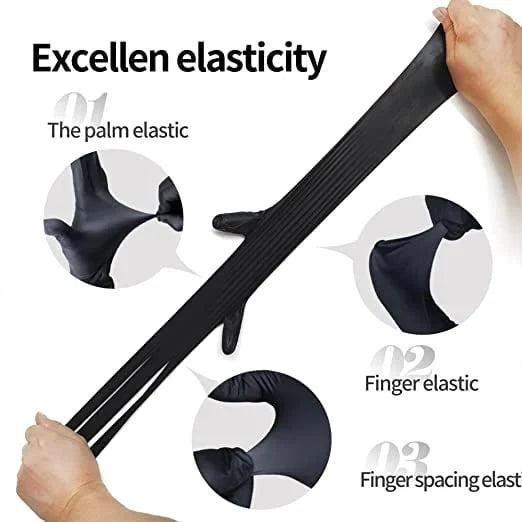 Disposable Nitrile Non- Slip Anti - Scratch Gloves (50 pairs)