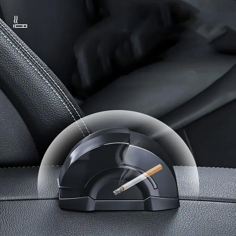 Desiwiz™️ Car Dashboard Ashtray with Lid – Smokeless & Stick-On Design