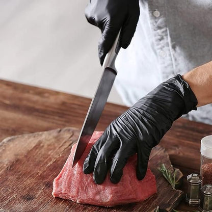 Disposable Nitrile Non- Slip Anti - Scratch Gloves (50 pairs)