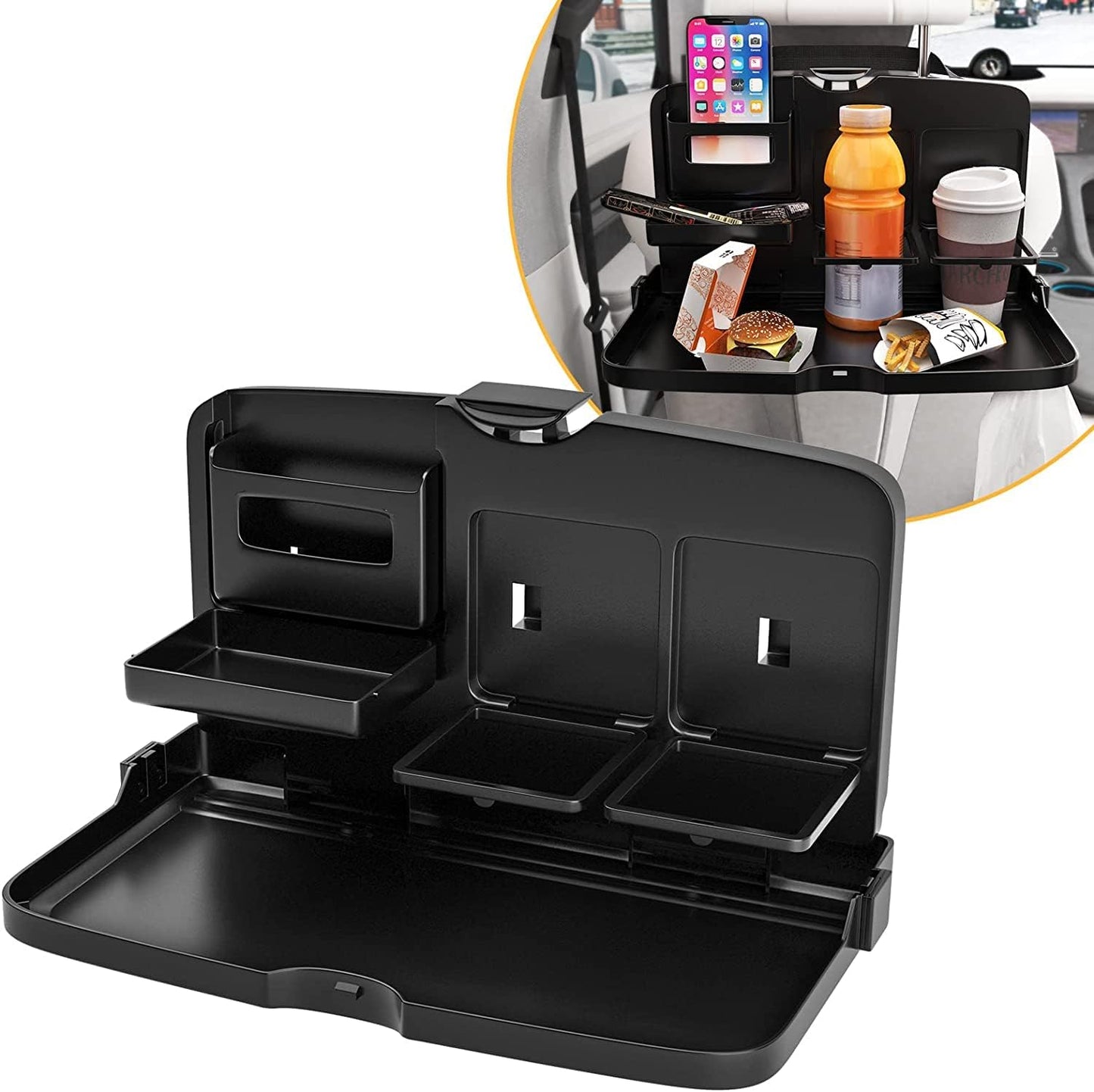 Large Size Multifunctional Car Back Seat Tray- Fit for all cars | BUY 1 GET 1 FREE