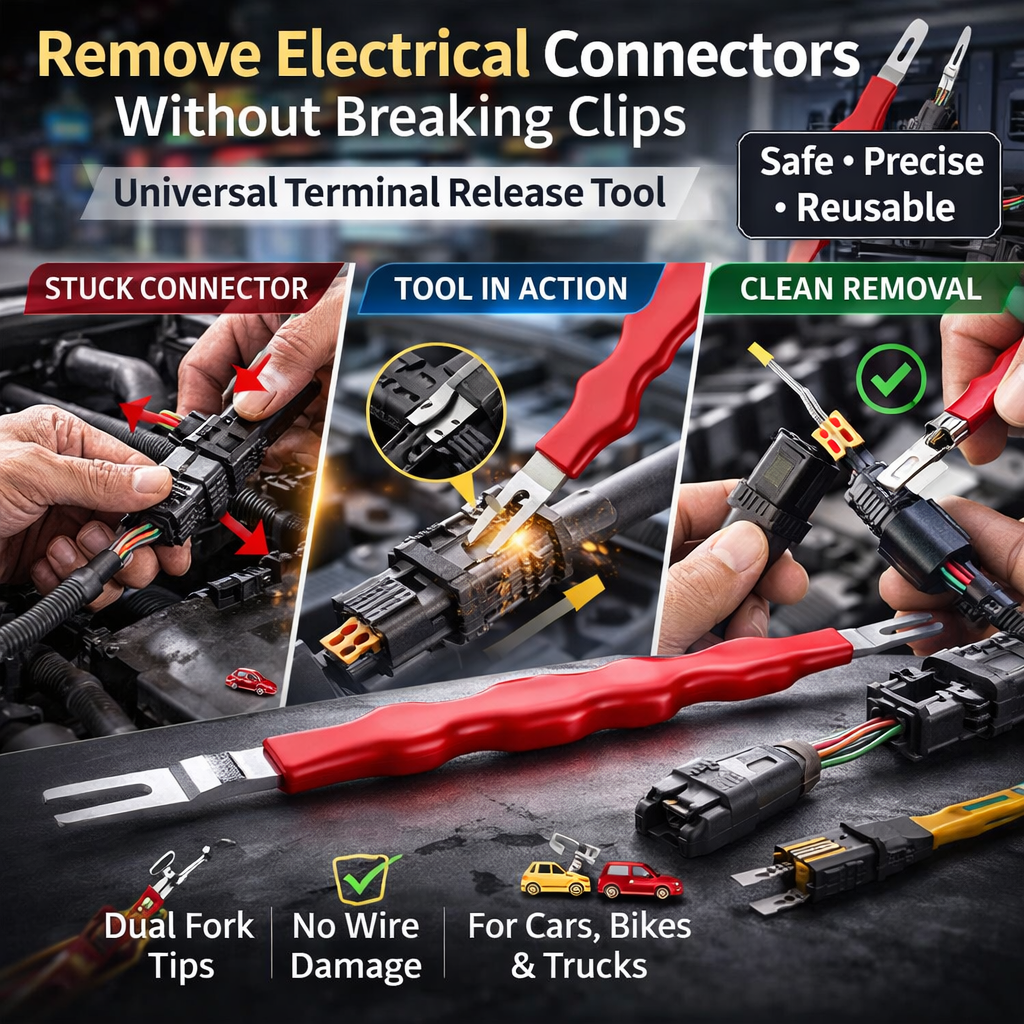 Automotive Electrical Terminal Connector Separator Universal Removal Tool