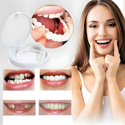 Instant and Confident on Smile Fit Flex Cosmetic Teeth Denture Teeth