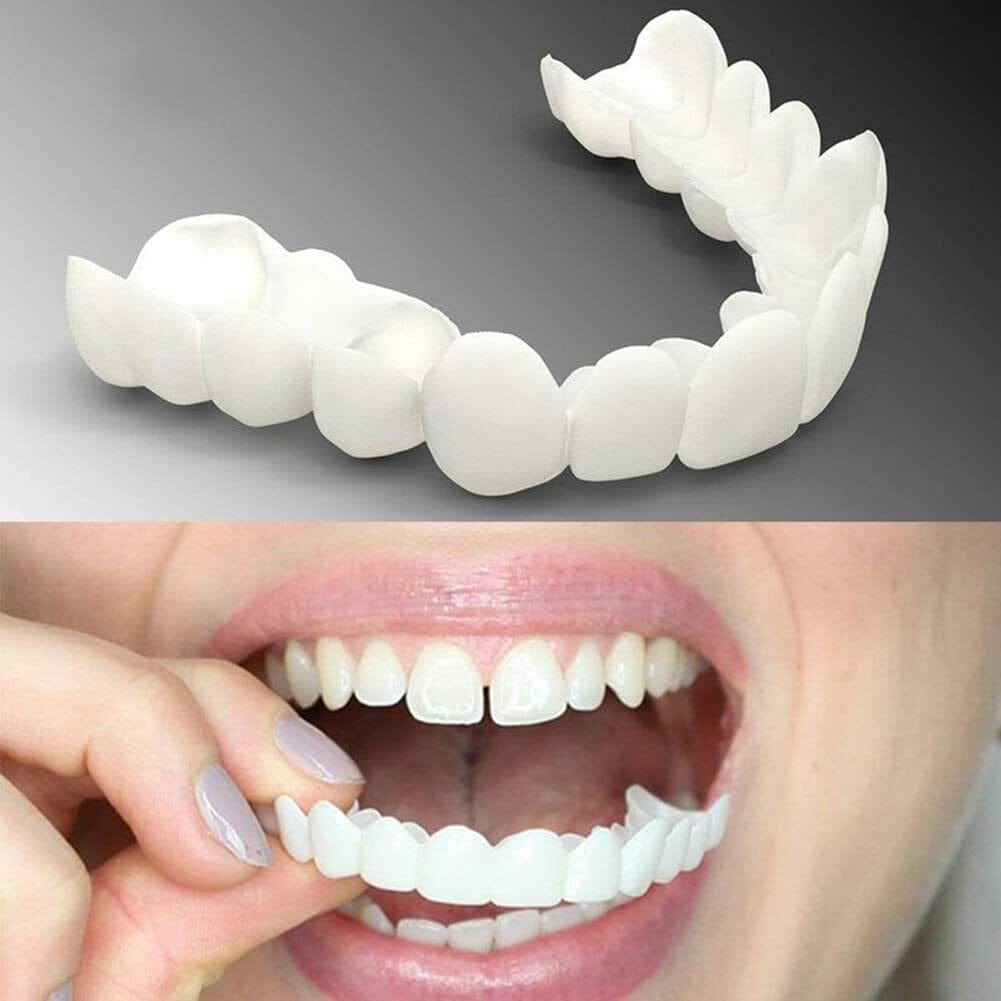 Instant and Confident on Smile Fit Flex Cosmetic Teeth Denture Teeth